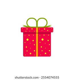 Gift box icon isolated on white background - Christmas gift box vector. Gifts and presents for holiday celebration and special sales offer. birthday celebration,