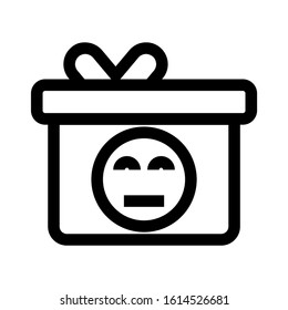 gift box icon isolated sign symbol vector illustration - high quality black style vector icons
