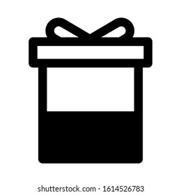 gift box icon isolated sign symbol vector illustration - high quality black style vector icons
