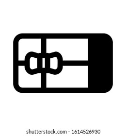 gift box icon isolated sign symbol vector illustration - high quality black style vector icons
