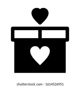 gift box icon isolated sign symbol vector illustration - high quality black style vector icons
