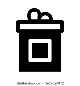 gift box icon isolated sign symbol vector illustration - high quality black style vector icons
