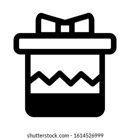 gift box icon isolated sign symbol vector illustration - high quality black style vector icons
