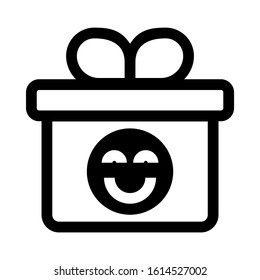 gift box icon isolated sign symbol vector illustration - high quality black style vector icons
