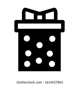 gift box icon isolated sign symbol vector illustration - high quality black style vector icons
