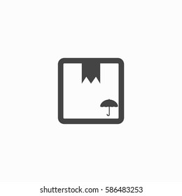 Gift box icon isolated sign symbol. Flat Vector illustration. Can be used for mobile and web design