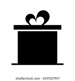 gift box icon or logo isolated sign symbol vector illustration - high quality black style vector icons
