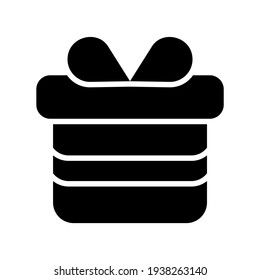 gift box icon or logo isolated sign symbol vector illustration - high quality black style vector icons
