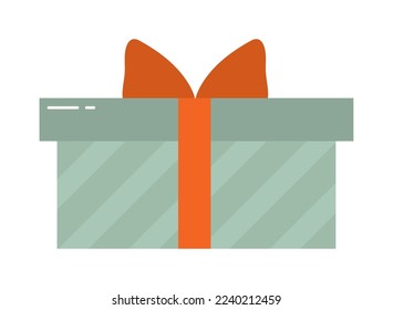 gift box icon on white background
