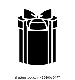 gift box icon on white background