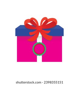 Icono de la caja de regalo. Presente - una oferta personal. Embalaje de regalo.