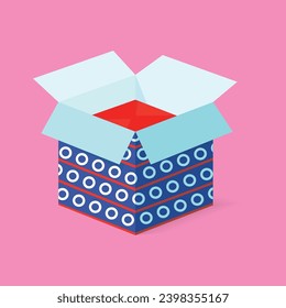 Gift box  icon. Present - a personal offer. Gift wrapping.