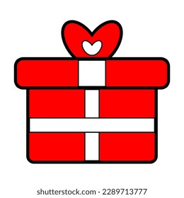 Gift box icon. Present gift box icon. surprise gift boxes, Surprise present, Gift wrapping with ribbons for New Year presents, Valentines Day, Christmas, party celebration reward and gifts.