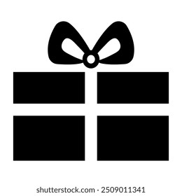 Icono de caja de regalo. Símbolo actual
