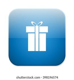 Gift box icon. Present symbol