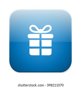 Gift box icon. Present symbol