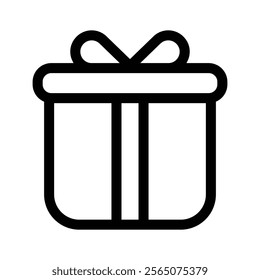 A gift box icon representing presents, celebrations, or special occasions