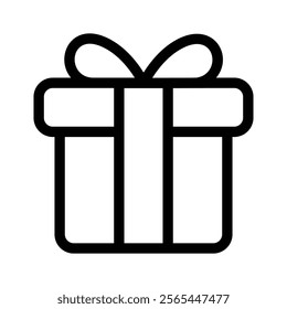 A gift box icon representing presents, celebrations, or special occasions