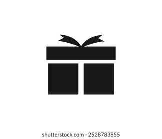 Symbolsatz für Geschenkbox. Geschenkboxen mit Farbband-Icons Set. Weihnachtsgeschenk, Symbol, Vektorsymbol