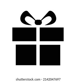 Gift Box Icon .shopping, e-commerce icon. Simple flat vector illustration for your web site design, logo, app, UI.