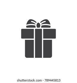 gift box icon. Shopping elements. Premium quality graphic design icon. Simple icon for websites, web design, mobile, info graphics on white background