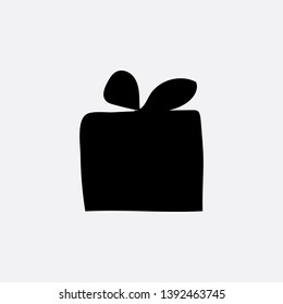 gift box icon sign signifier vector
