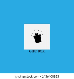 gift box icon sign signifier vector