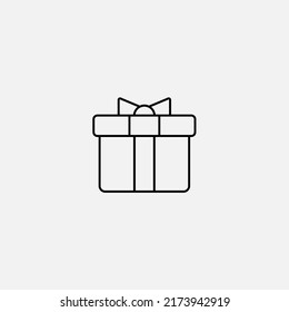 Gift box icon sign vector,Symbol, logo illustration for web and mobile