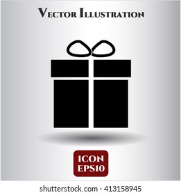 Gift box icon or symbol