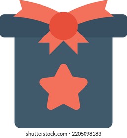 Gift box icon, symbol or logo