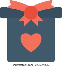 Gift box icon, symbol or logo