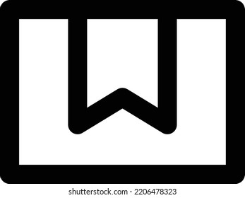 Icono, símbolo o logotipo de la caja de regalo
