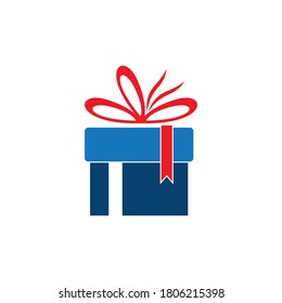Gift  box icon and symbol vector template