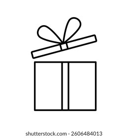 Gift Box Icon Trendy Flat Style. Gift Box Vector Icon in line style design. Gift Box Symbol. Vector illustration.