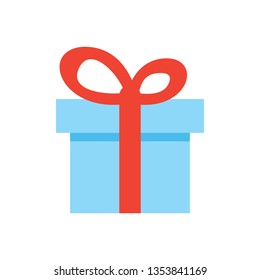 Gift box icon vector