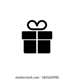 Gift Box Icon Vector Badge, Holidays, Gifts for New Year, Isolated.