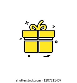 gift box icon vector design