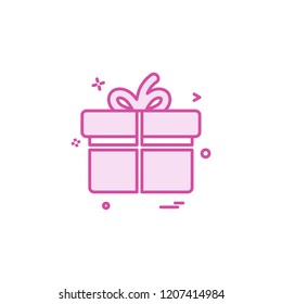 gift box icon vector design