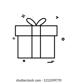 gift box icon vector design
