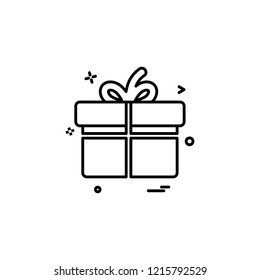 gift box icon vector design
