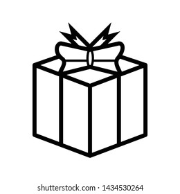 Gift box icon vector design template