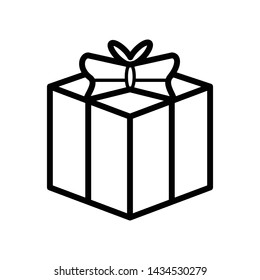 Gift box icon vector design template