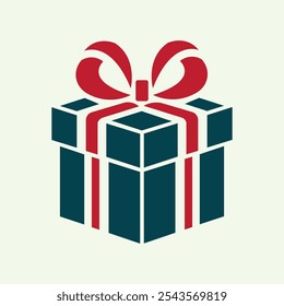 Gift box icon vector design. Gift box vector illustration. Gift box
isolated on white background.