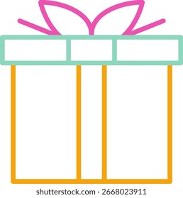 Gift Box Icon Vector Design Art Illustration Symbol
