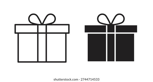 Gift box icon vector design. Vector elements for infographic web