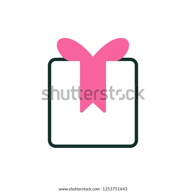 gift box icon vector design. icon design with\
modern style