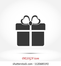 Gift box icon, 

Vector EPS 10 illustration style