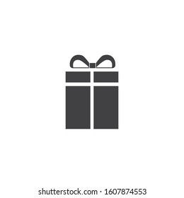 Gift box icon Vector Illustration design Logo template