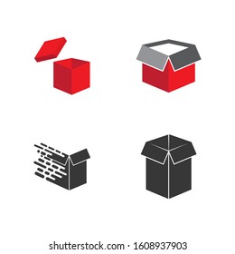 Gift box icon Vector Illustration design Logo template