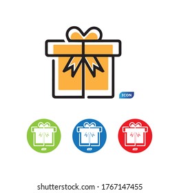 Gift Box Icon Vector Illustration design
